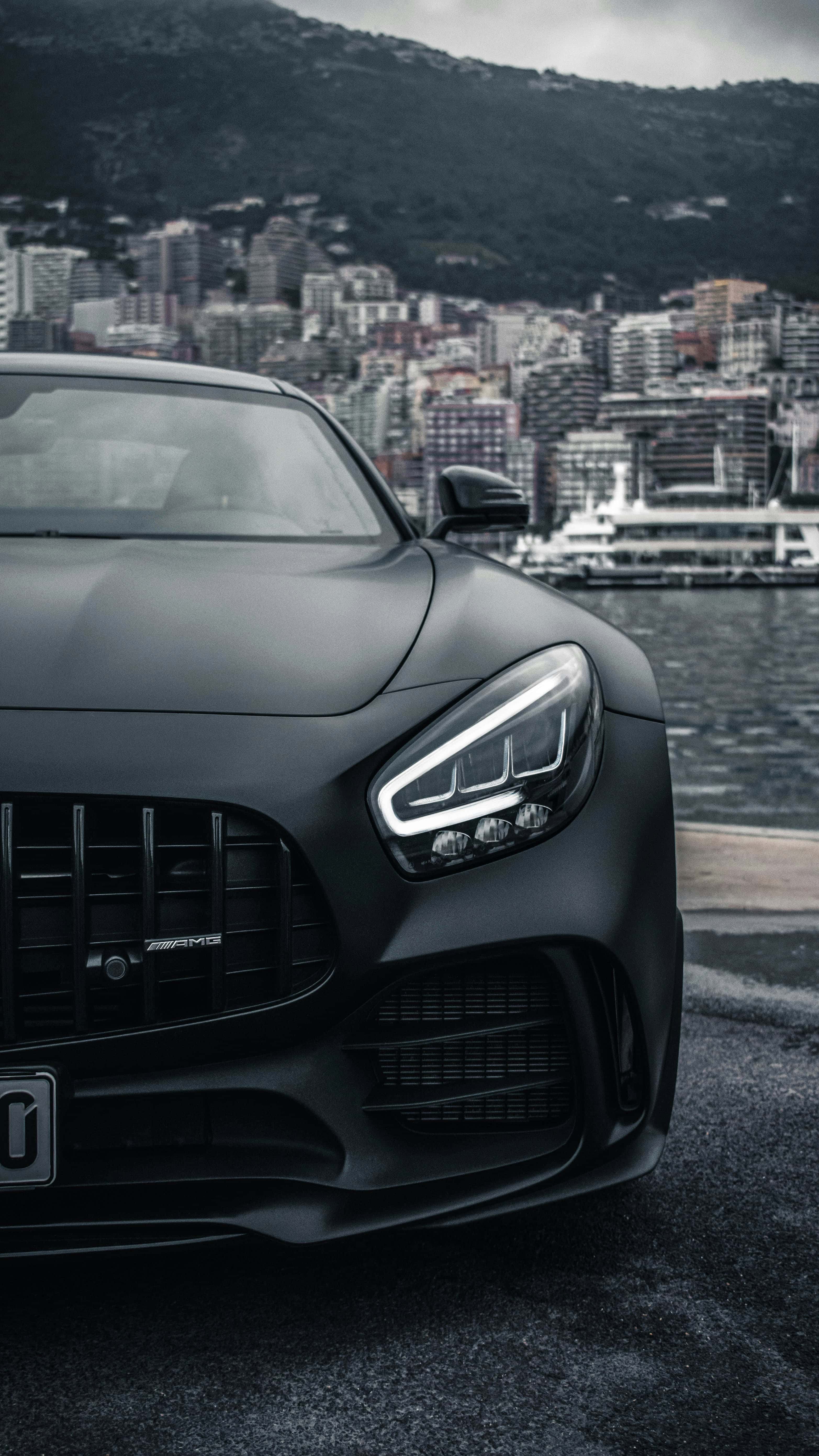 Close-up of Mercedes-AMG GT wheel, symbolizing engineering and velocity